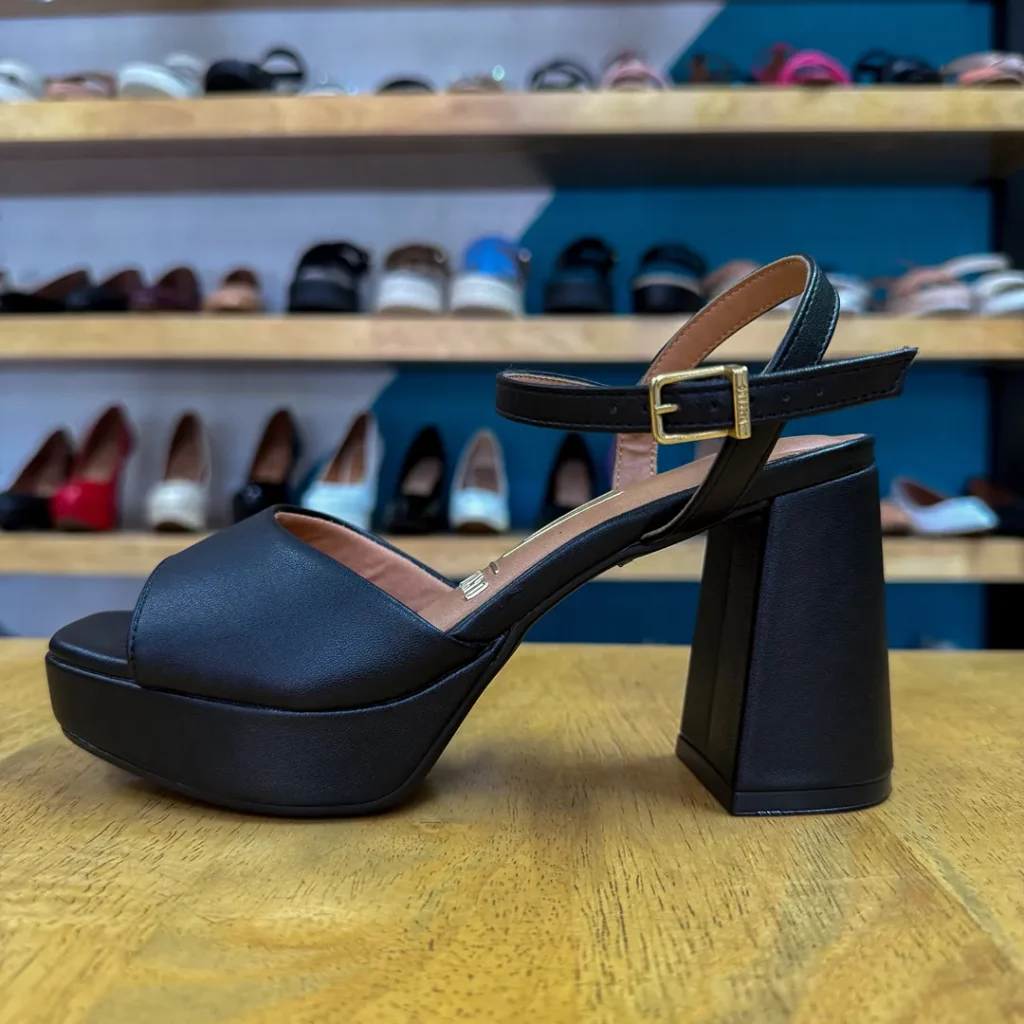 Vizzano Sandalia Tacon Alto Con Plataforma – Negro