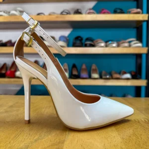 Vizzano Stiletto – Blanco Charol