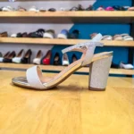 MODA SANDALIA TACÓN PLATA, foto 2