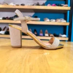 MODA SANDALIA TACÓN DORADO, foto 2