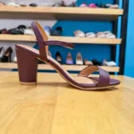 MODA SANDALIA TACÓN VINO, foto 3