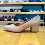 MODA TACÓN CUADRADO PUNTUDO BEIGE, foto 3