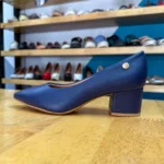 MODA TACÓN CUADRADO PUNTUDO AZUL, foto 2