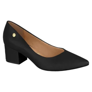 MODA TACÓN CUADRADO PUNTUDO NEGRO