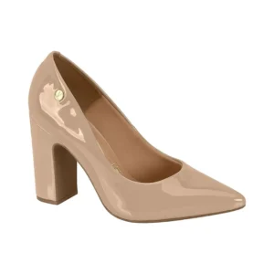 Vizzano Tacón Puntudo - Beige Charol