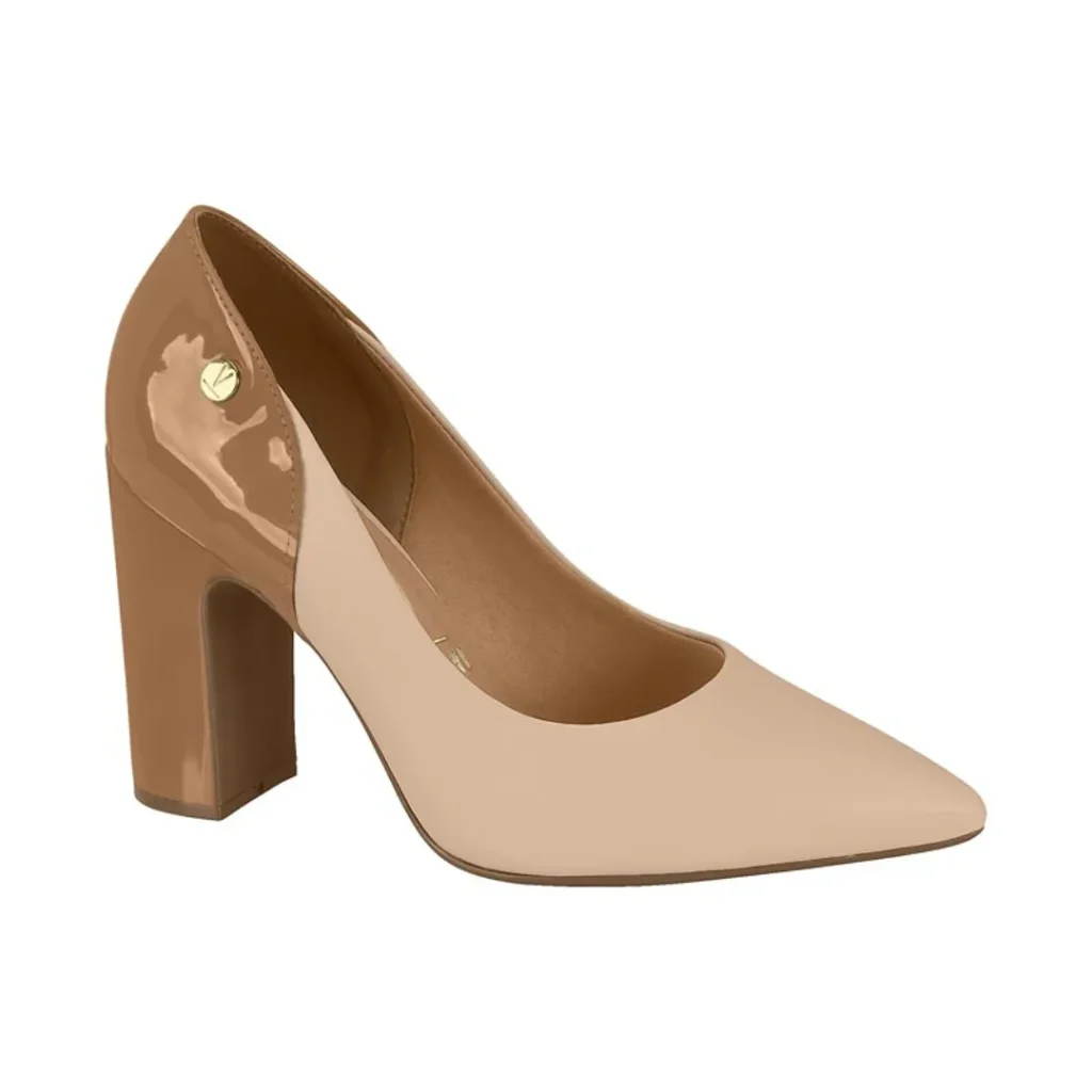 Vizzano Tacón Puntudo – Beige/camel